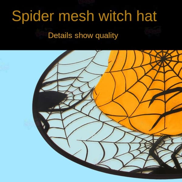 Halloween heksehat spids hat tilbehør SORT black