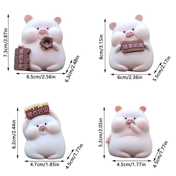 Dashboard Piggy Ornaments Dyredukkelegetøj E E E