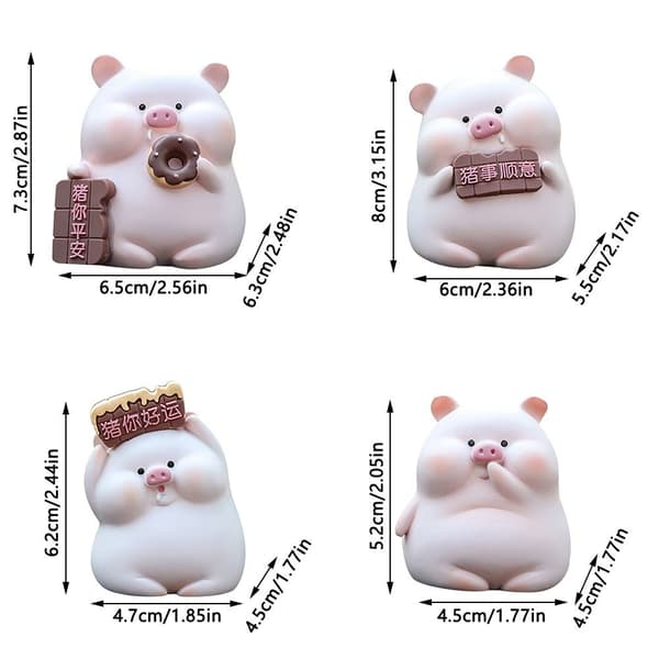 Kojelauta Piggy Ornaments Animal Doll Toy E E E