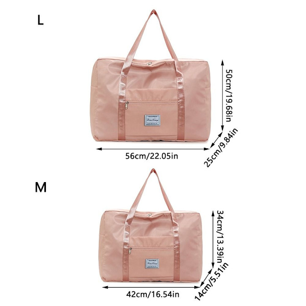 Tote Bag Travel Duffel Bags BLÅ L Blue L