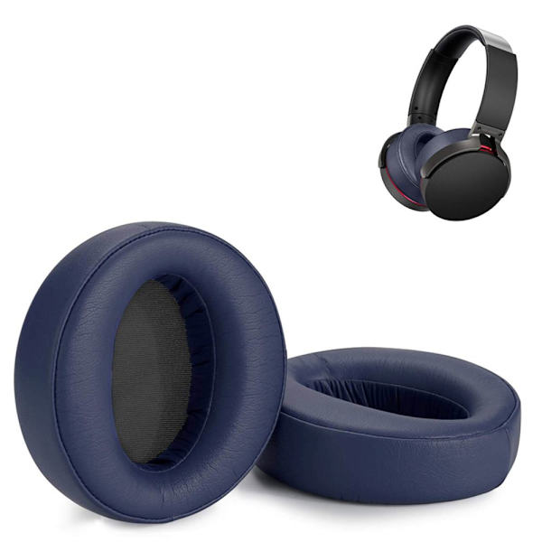 1 pari vaihtokorvatyynyjä Sony MDR-XB950BT BLACK -puhelimeen black