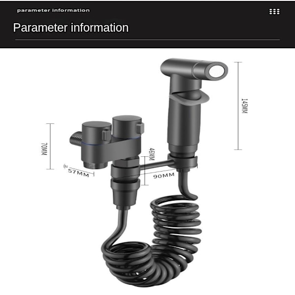 Mässing kran kran Hygienic Head 2 2 2