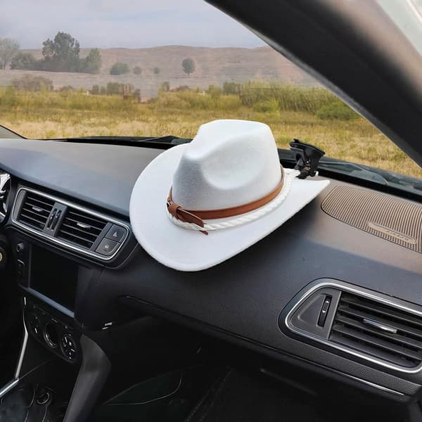 Cowboy Hat Holder Cowboy Rope Organizer GRÅ Grey