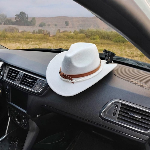 Cowboy Hatt Hållare Cowboy Rope Organizer GRÅ Grey