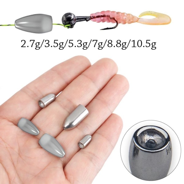 1/2/5 stk Fiskeri Tungsten faldsynk 3.5G-5STK 3.5G-5STK 3.5g-5pcs