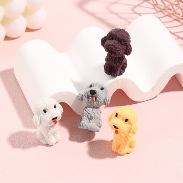 Animal Pencil Erasers Dog Cap Easters Desk Pet Erasers
