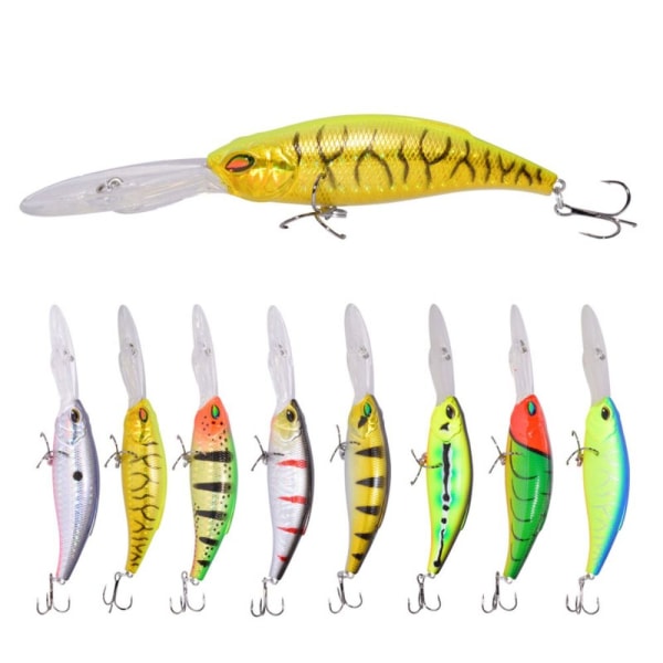 Flytende Minnow Baits Fiskekroker A A A