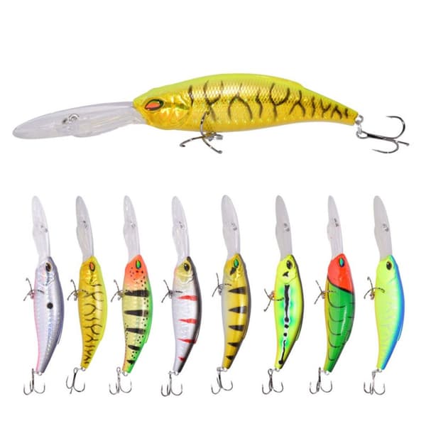 Kelluvat Minnow Baits -kalakoukut G G G