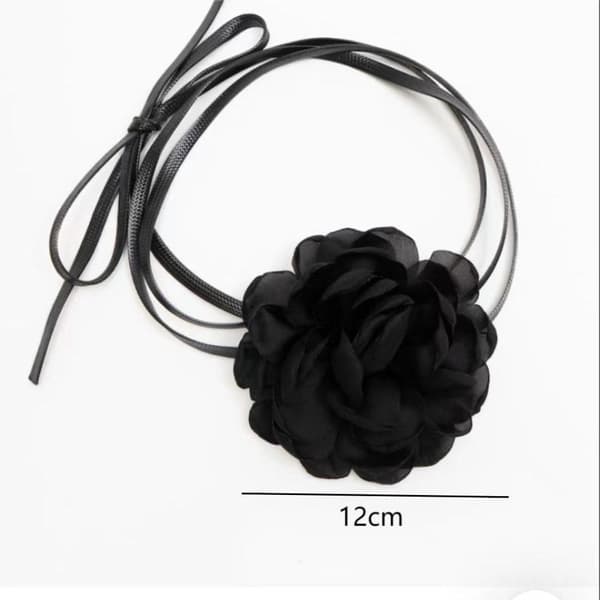 Halskæde Blomsterhalskæder SORT black