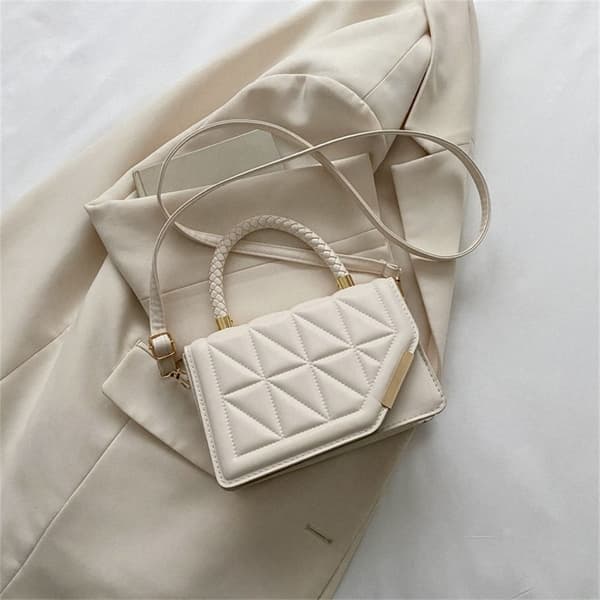 Messenger Axelväska Crossbody Väskor VIT white