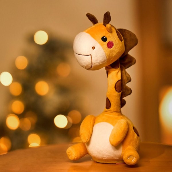 Dansende Talende Giraf Legetøj Blødt Plys Giraffe Legetøj DINOSAUR