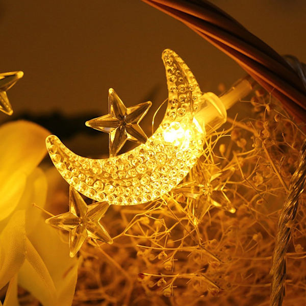 Star Moon String Lights Fairy Lights MULTICOLOR STJERNE MÅNE Multicolor Star Moon Stable-Star Moon Stable