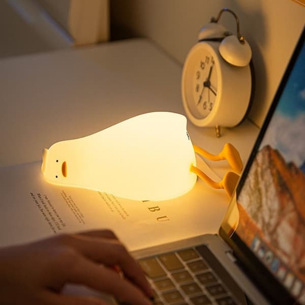 Duck Night Light LED makaava litteä ankka