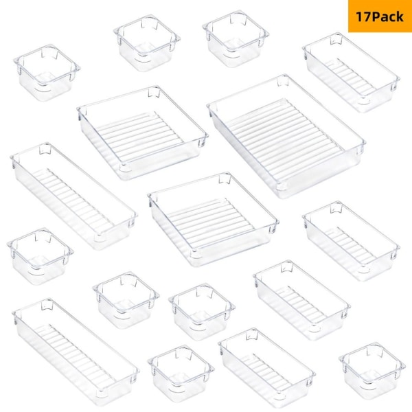 17 kpl Draw Organizer Storage Box -pöytälaatikko