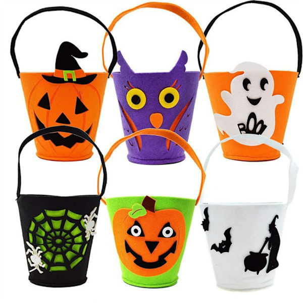 Trick or Treat -pussit Huopakarkkikassi D D D