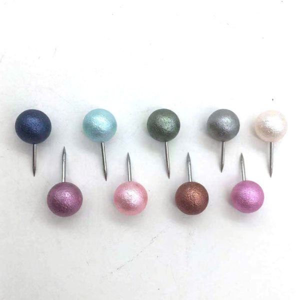 100 kpl Push Pins Map Tacks Koristeelliset peukalonpidikkeet