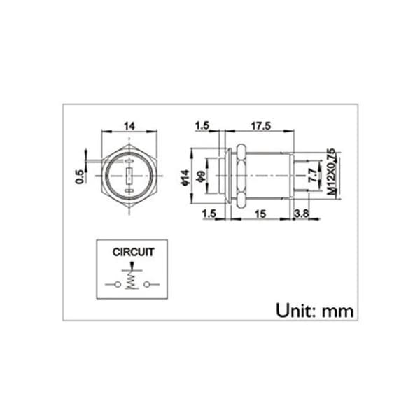 Trykkknappbryter Industrielle brytere Releer