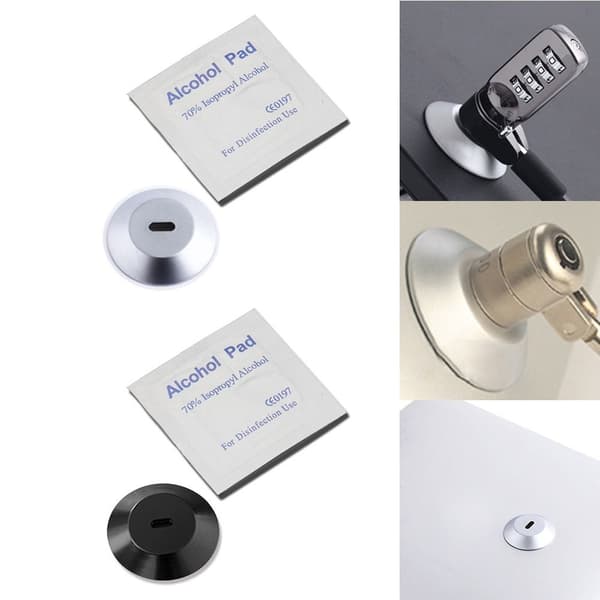 Notebook Lock Nøkkelhull Låsehull SØLV Silver