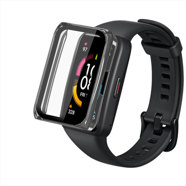 För Huawei Band 6 hölje Härdat film CASE transparent