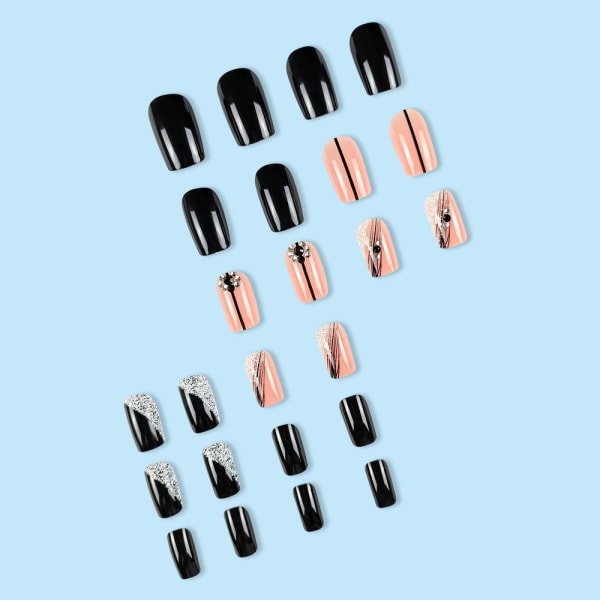 French Fake Nails False Nail 1 1 1