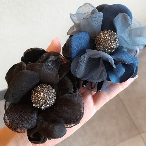 Hårklo Kvinne Hodeplagg NAVY BLÅ navy blue
