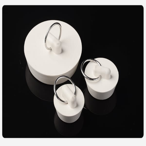 8 stk. Badekaravløpsstopper Gummi Vaskestopper Badekarplugg 8pcs