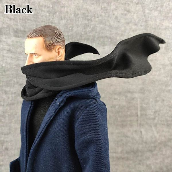 Mannlig soldat Skjerf Halsskjerf SVART Black
