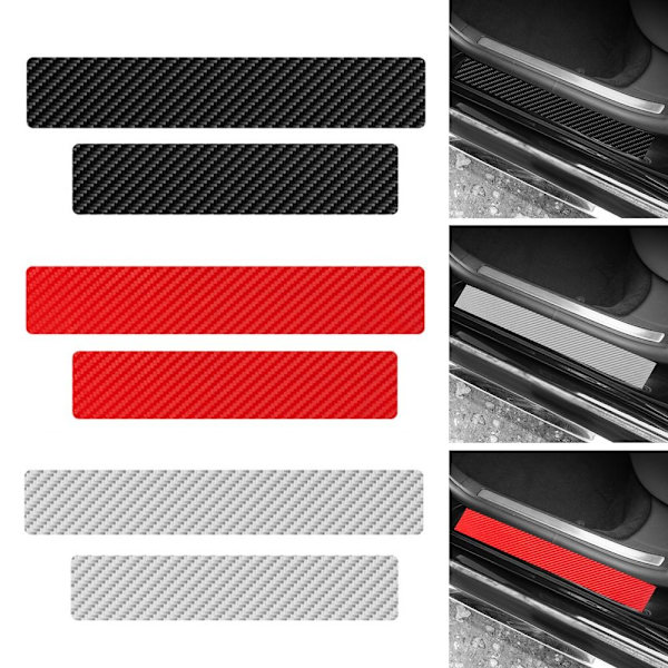 Auton takapuskurin tarra Auto Protective Pad PUNAINEN red