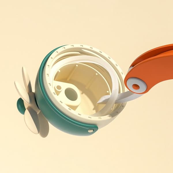 Flaskekopplokk Brush Cleaner Tools GRÅ grey