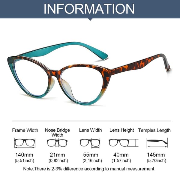 Anti-Blue Light Glasses Overdimensionerede briller 2 2 2