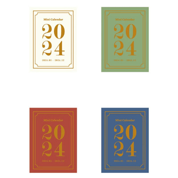 Rivbara kalendrar Desktop Paper Calendar BLÅ blue