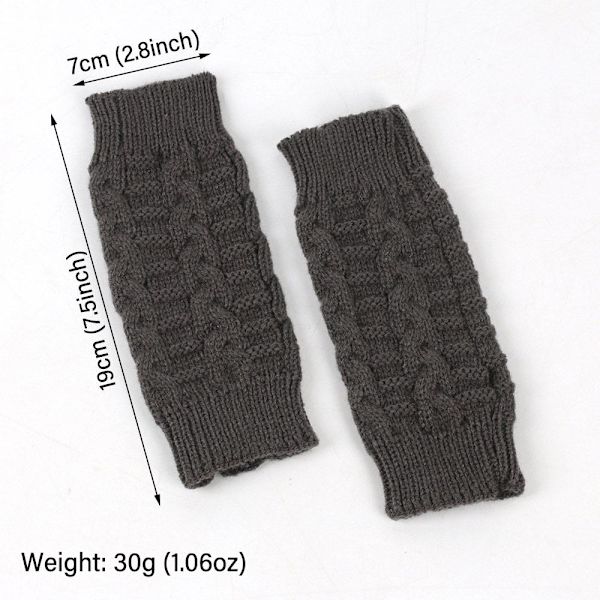 Rannevarsi Rukkaset Fingerless Naisten Käsineet TUMMANHARMAA TUMMANHARMAA Dark Gray