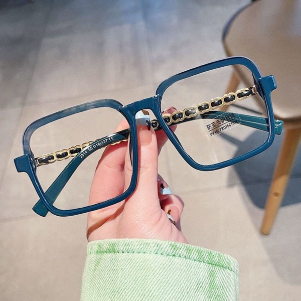 Anti-Blue Light Glasses Oversized Eyeglasses BLÅ Blue