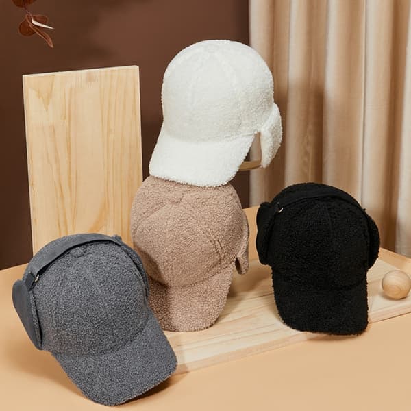 Förtjockad cap med cap MÖRKGRÅ dark grey