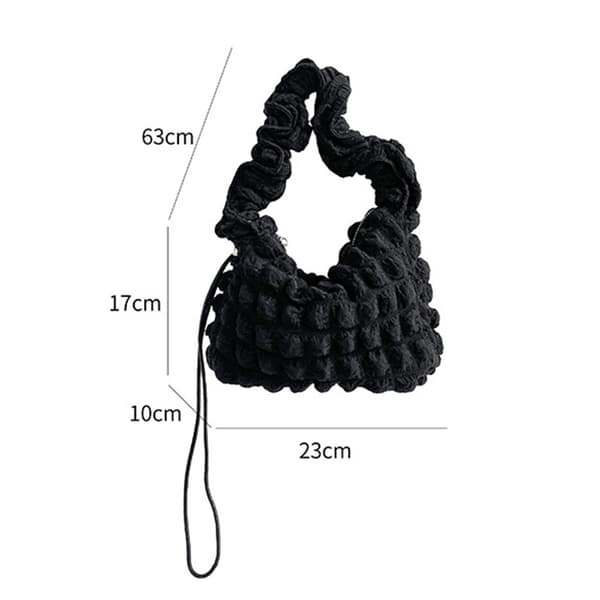 Cloud Bag Plisséveske ROSA Pink