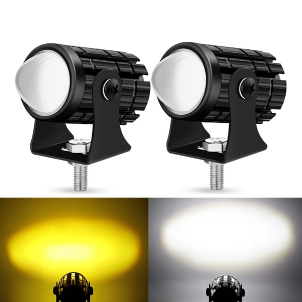 1/2 kpl LED-ajovalo Moottoripyörän ajovalot 1kpl 1kpl 1pc
