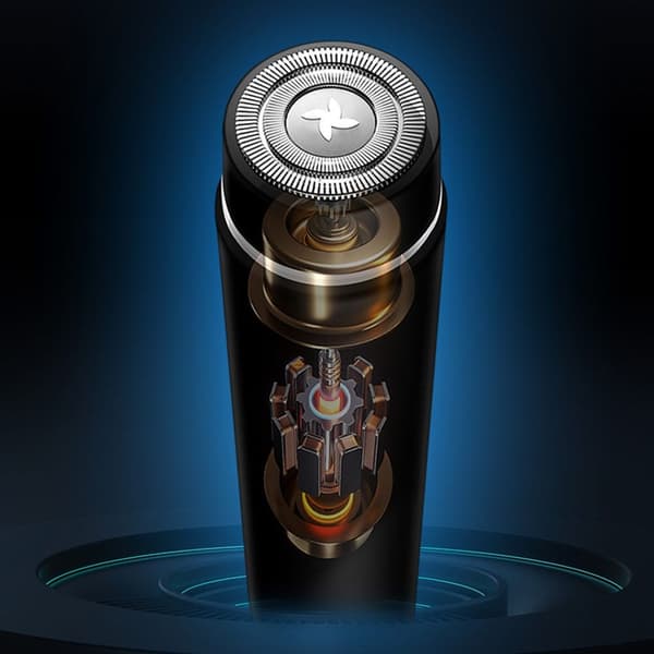 Mini Elektrisk Shaver Folie Shaver GRÅ Grey
