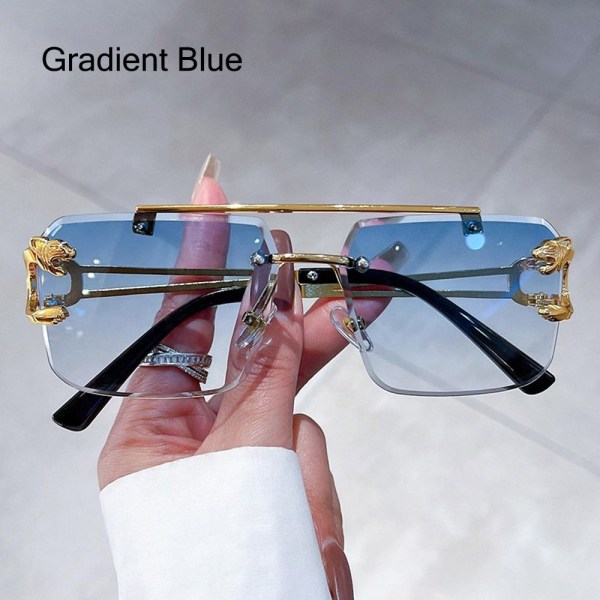 Kantløse solbriller Gepard Decor Solbriller GRADIENT BLUE Gradient Blue