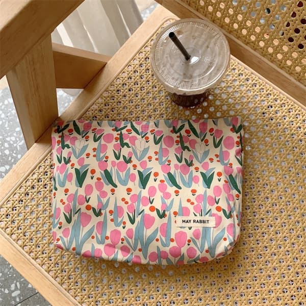 Print Kosmetisk veske Makeup Bag A A A