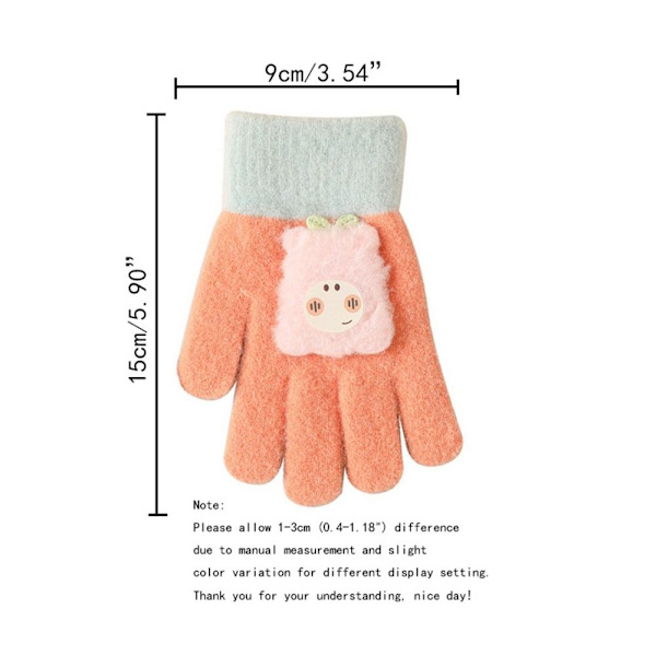 Helfingerhandskar Vinterstickade handskar FÄRG 5 FÄRG 5 Color 5