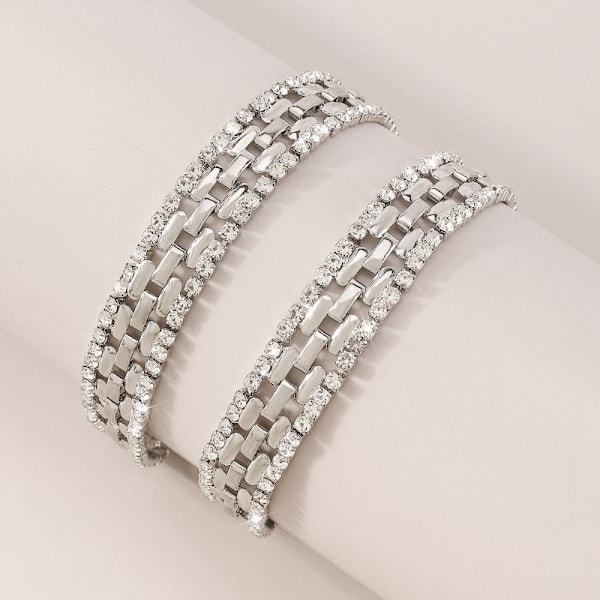 Choker Halskjede Clavicle Link Chain SØLV silver