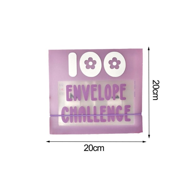 100 Envelope Challenge Perm A5 Perm Sleeve BLÅ Blue