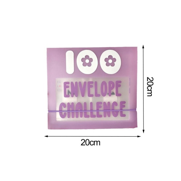 100 Envelope Challenge Perm A5 Perm Sleeve ROSA Pink
