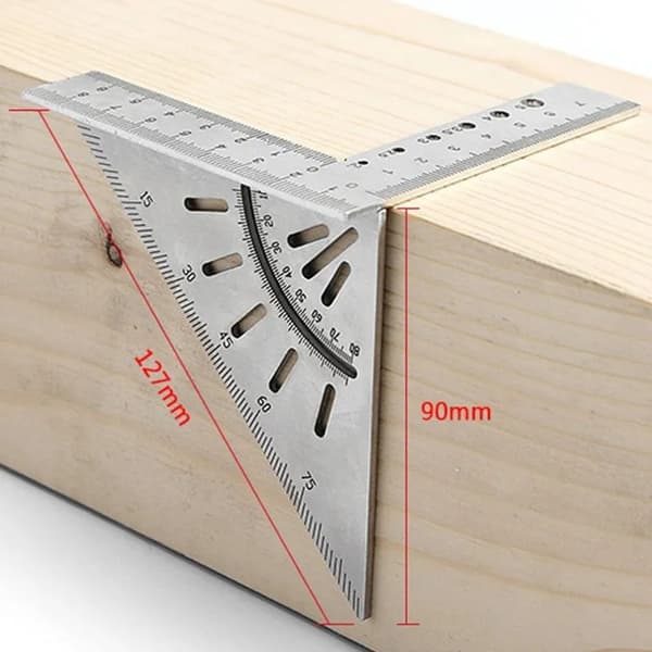 Squre Linjal Triangle Linjal Scribing Gauge