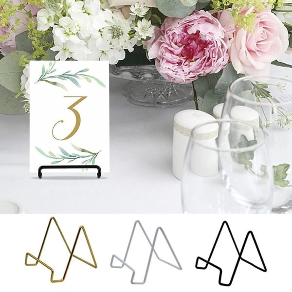 Billedramme Stand Display Stand GOLD L Gold L