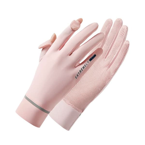 Ise Silkehansker Anti-UV Hansker GRÅ grey