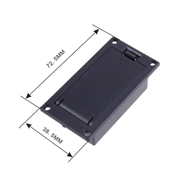 2st 9 volt gitarr bas cover Gitarr case