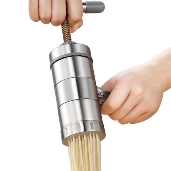 Manuel Nudel Pasta Maker Press Machine GRÅ grey