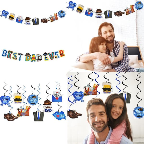 2 sæt Letter Pull Banner hængende bannere C C C