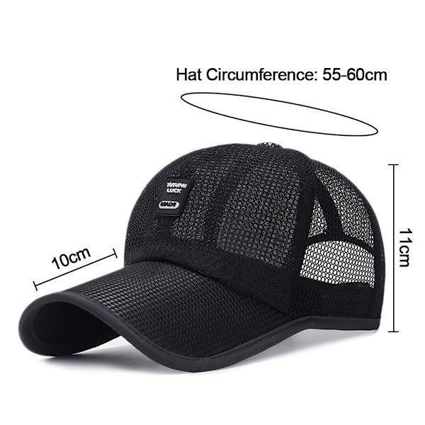 Cap Solhatt MÖRKGRÅ dark grey